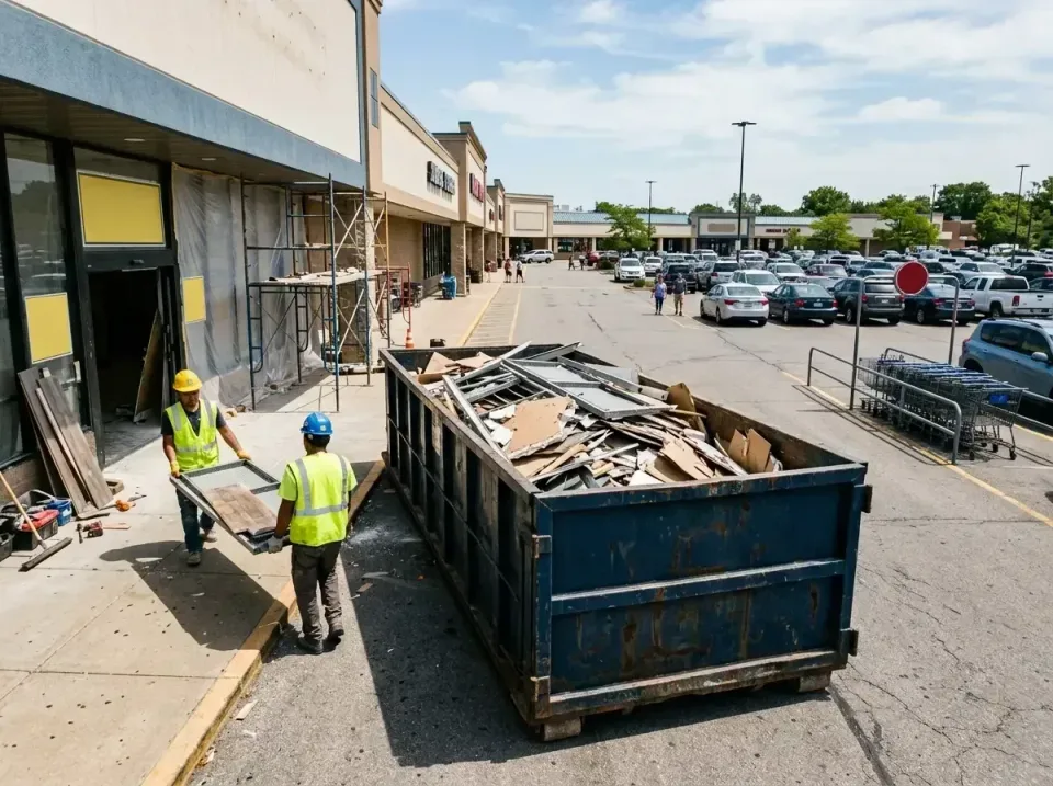 retail-store-renovation-debris-003 — frequently asked questions, Roll-off Dumpster Rentals in Red Bay, AL